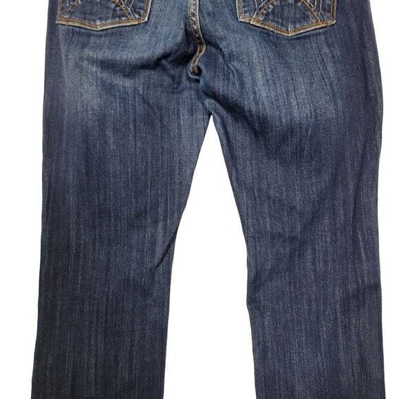 Lucky Brand Dungarees Women's Zoe Straight Low Rise Dark Wash Jeans Size 8/29 - Picture 9 of 14